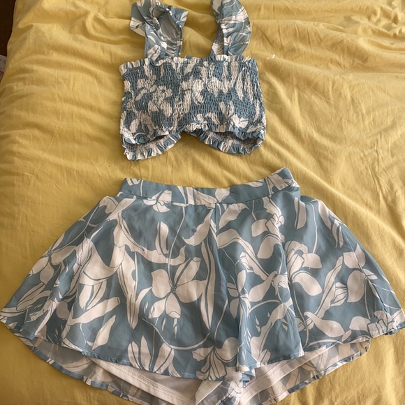 floral matching set - Picture 2 of 2